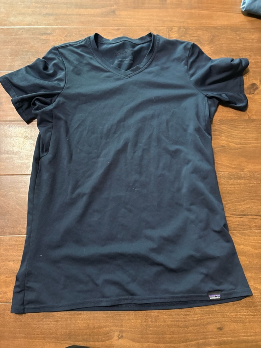 Patagonia Capilene Shirt Womens Base Layer Outdoors-NAVY